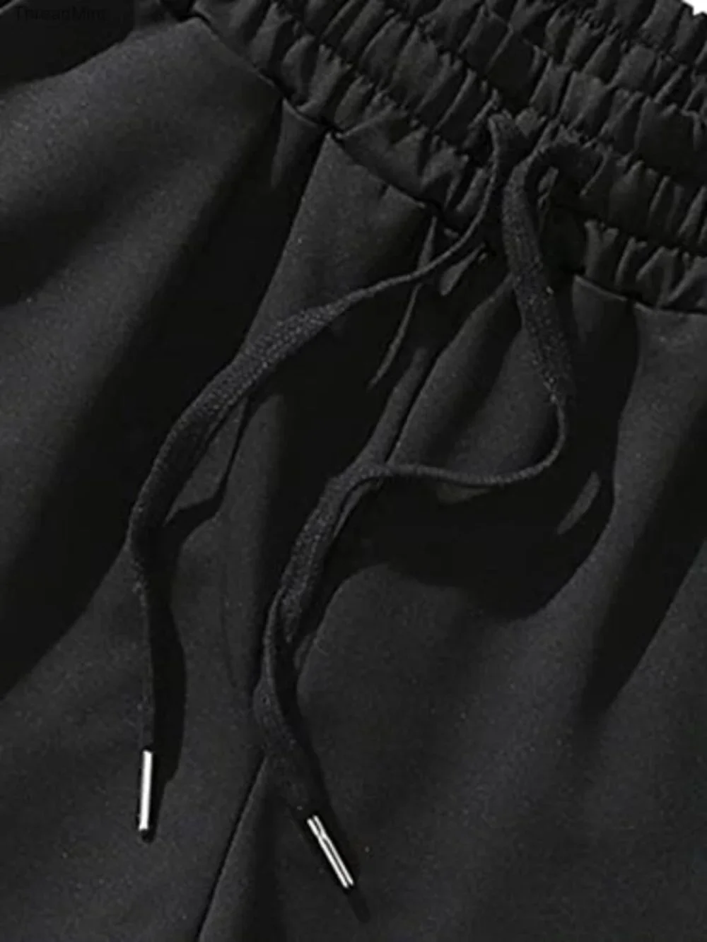 Men's Graphic Athletic Shorts with Pockets Drawstring Waist